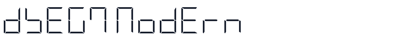 DSEG7 Modern — dseg7-modern-latin-300-normal.ttf