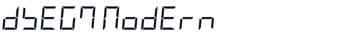 DSEG7 Modern — dseg7-modern-latin-400-italic.ttf