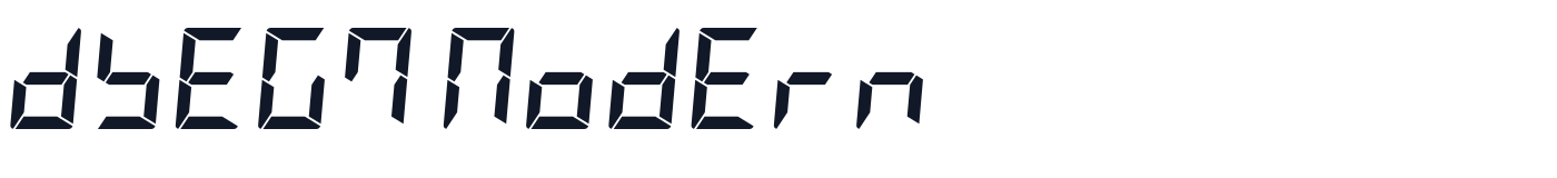 DSEG7 Modern — dseg7-modern-latin-700-italic.ttf