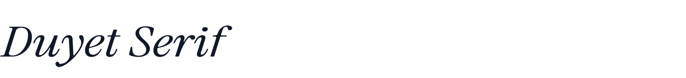 Duyet Serif — DuyetSerif-Italic.ttf