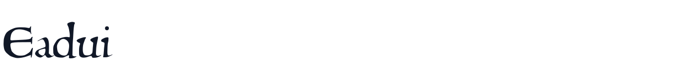 Eadui — Eadui-v2.ttf