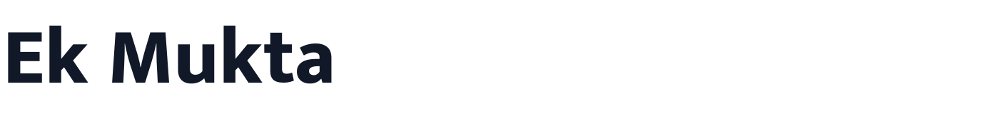 Ek Mukta — EkMukta-ExtraBold.ttf