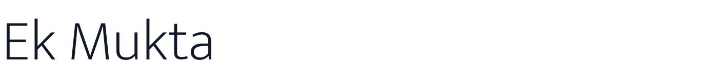 Ek Mukta — EkMukta-ExtraLight.ttf