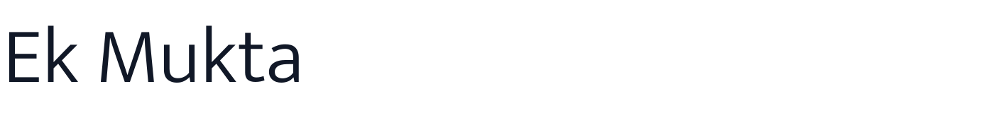 Ek Mukta — EkMukta-Light.ttf