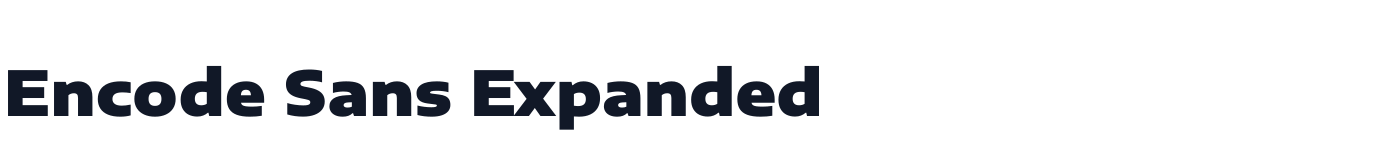Encode Sans Expanded — EncodeSansExpanded-Black.ttf