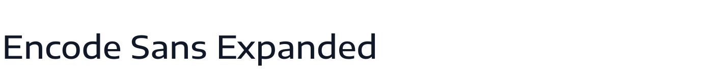 Encode Sans Expanded — EncodeSansExpanded-Medium.ttf