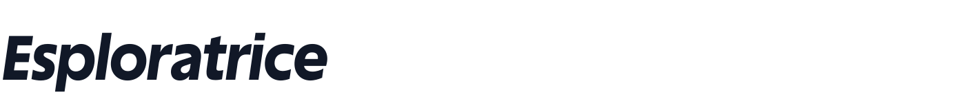 Esploratrice — Esploratrice-BlackItalic.otf