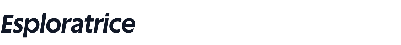 Esploratrice — Esploratrice-ExtraBoldItalic.ttf