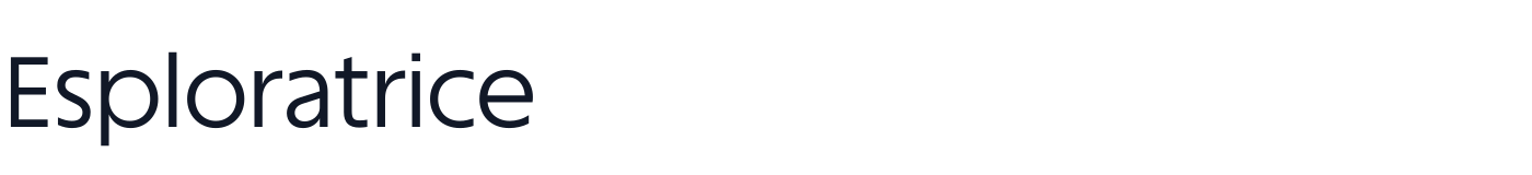 Esploratrice — Esploratrice-Regular.ttf