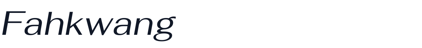 Fahkwang — Fahkwang-Italic.ttf