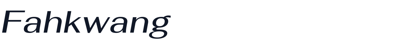 Fahkwang — Fahkwang-MediumItalic.ttf