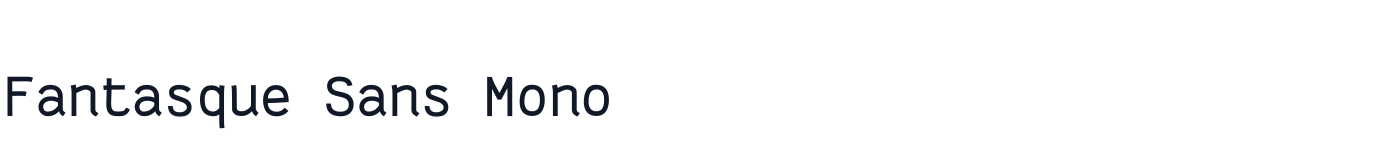 Fantasque Sans Mono — fantasquesansmono-regular.otf
