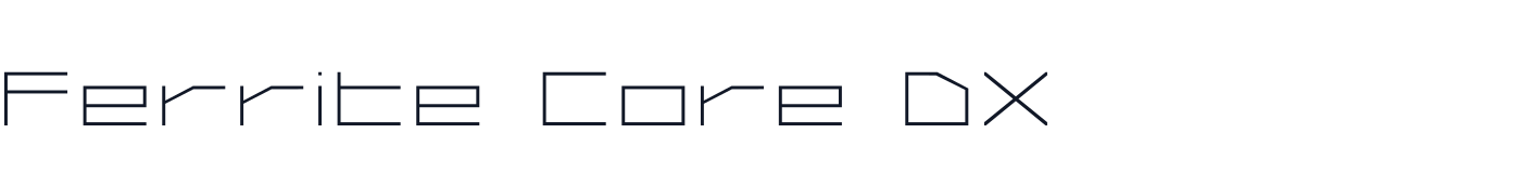 Ferrite Core DX — FerriteCoreDX-Light.ttf