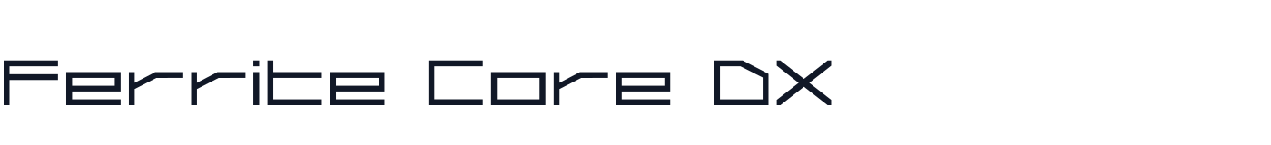 Ferrite Core DX — FerriteCoreDX-Regular.ttf