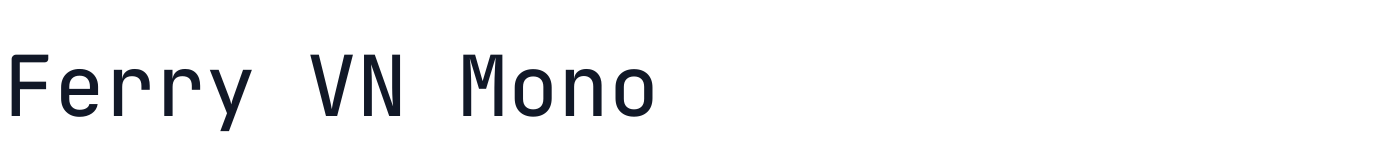 Ferry VN Mono — FerryVNMono-Medium.ttf