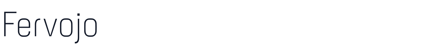 Fervojo — Fervojo-Thin.otf