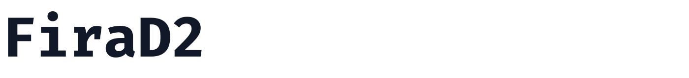 FiraD2 — FiraD2-Bold.ttf