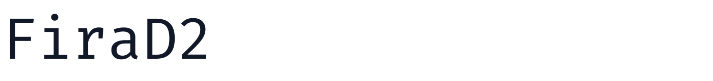 FiraD2 — FiraD2-Regular.ttf