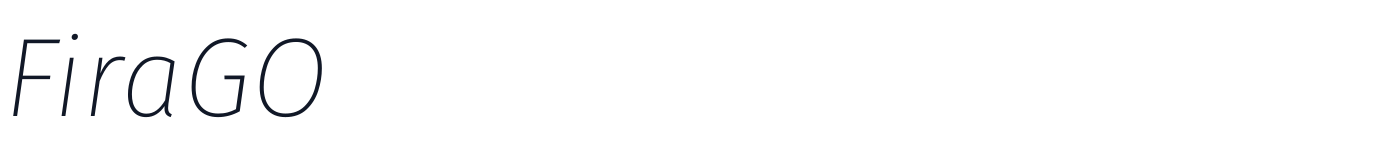 FiraGO — firago-latin-200-italic.ttf