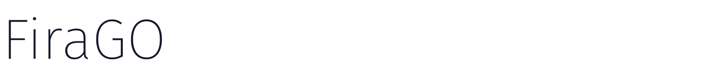 FiraGO — firago-latin-200-normal.ttf