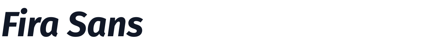 Fira Sans — FiraSans-BoldItalic.ttf