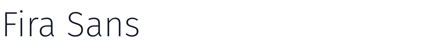 Fira Sans — FiraSans-ExtraLight.ttf