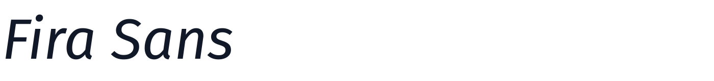 Fira Sans — FiraSans-Italic.ttf