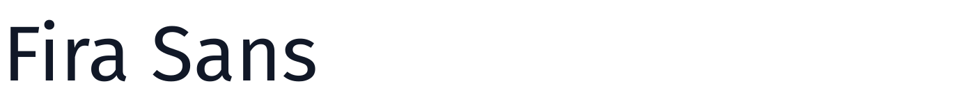 Fira Sans — FiraSans-Regular.ttf