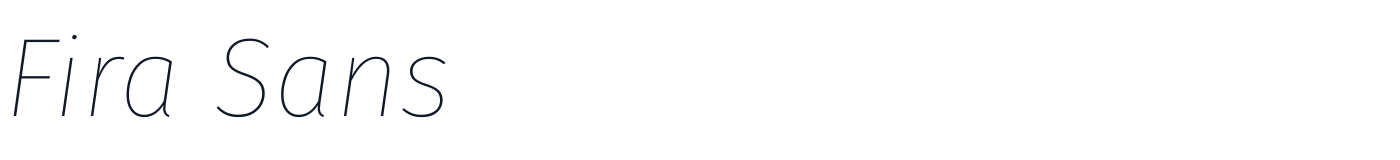 Fira Sans — FiraSans-ThinItalic.ttf