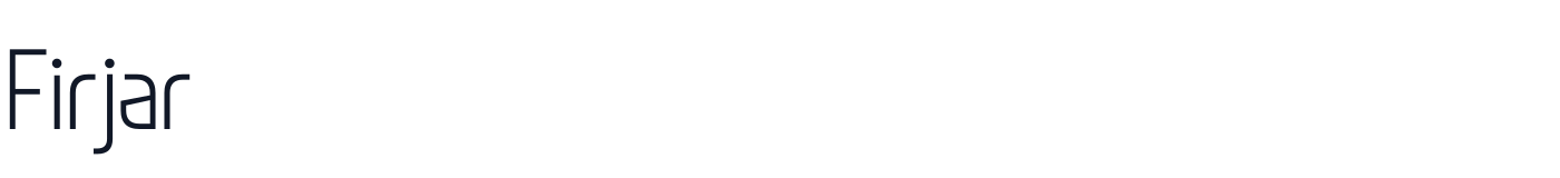Firjar — Firjar-CondensedExtraLight.ttf