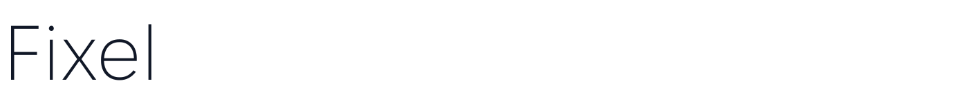 Fixel — FixelText-ExtraLight.ttf