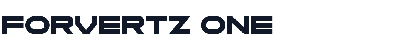 Forvertz One — ForvertzOne.otf
