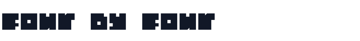 Four by Four — FourbyFour-Roughsawn.ttf