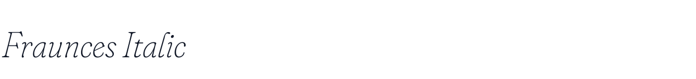 Fraunces Italic — FrauncesItalic-LightOpMaxGoofyMax.otf