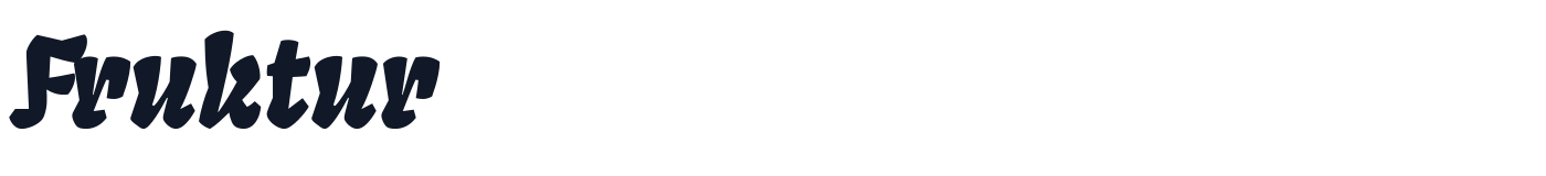 Fruktur — Fruktur-Italic.ttf