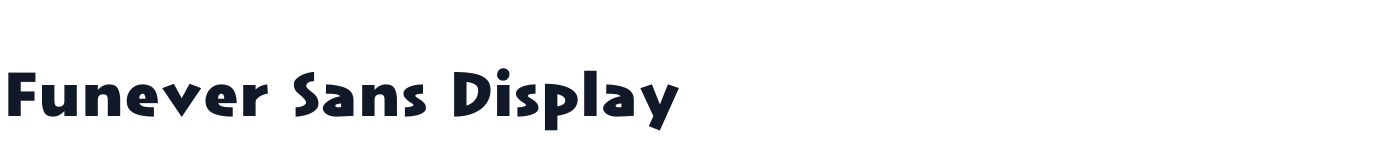 Funever Sans Display — FuneverSansDisplay-Black.ttf