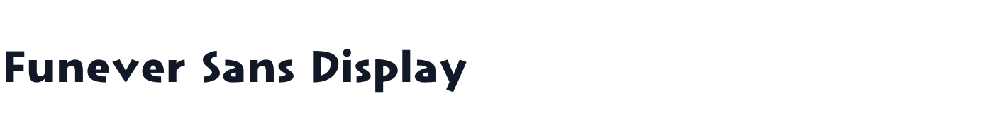 Funever Sans Display — FuneverSansDisplay-ExtraBold.ttf