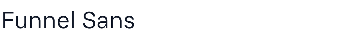Funnel Sans — FunnelSans[wght].ttf