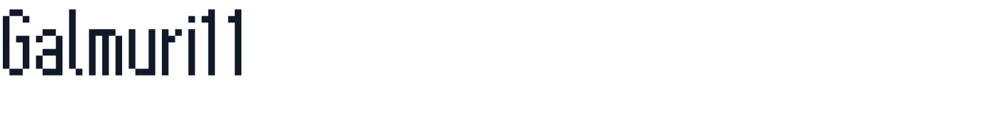 Galmuri11 — Galmuri11-Condensed.ttf