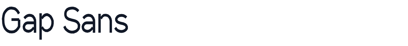 Gap Sans — GapSans.ttf