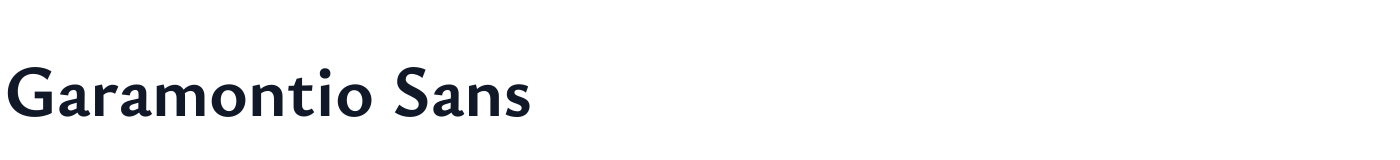 Garamontio Sans — GaramontioSans-Bold.ttf