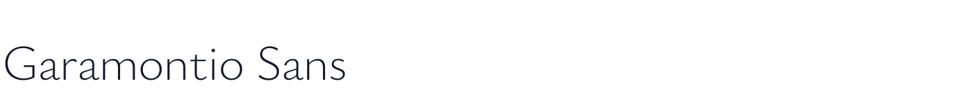 Garamontio Sans — GaramontioSans-ExtraLight.ttf