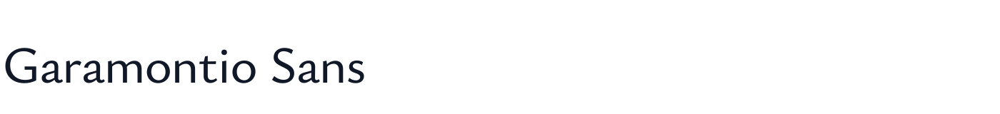 Garamontio Sans — GaramontioSans-Medium.ttf