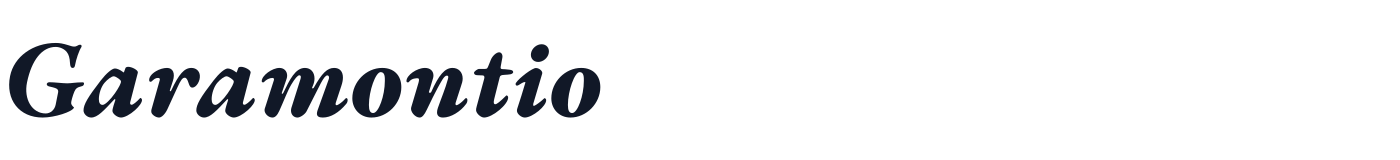 Garamontio — Garamontio-ExtraBoldItalic.otf