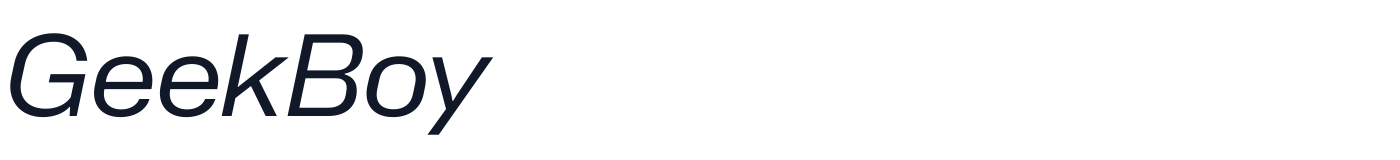 GeekBoy — GeekBoy-Italic.otf