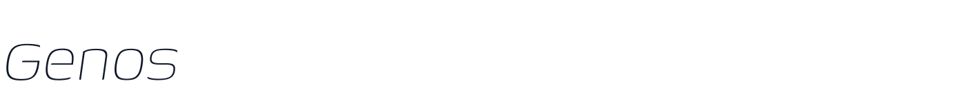 Genos — Genos-Italic[wght].ttf