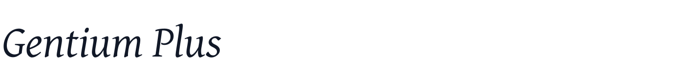 Gentium Plus — GentiumPlus-Italic.ttf