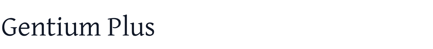 Gentium Plus — GentiumPlus-Regular.ttf
