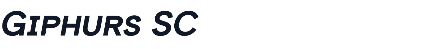 Giphurs SC — GiphursSC-BoldItalic.otf