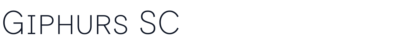 Giphurs SC — GiphursSC-ExtraLight.ttf